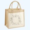 Cotton Pocket Jute Midi Tote Thumbnail