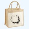 Cotton Pocket Jute Midi Tote Thumbnail
