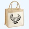 Cotton Pocket Jute Midi Tote Thumbnail