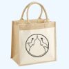 Cotton Pocket Jute Midi Tote Thumbnail