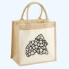 Cotton Pocket Jute Midi Tote Thumbnail