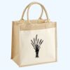 Cotton Pocket Jute Midi Tote Thumbnail