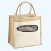 Cotton Pocket Jute Midi Tote Thumbnail