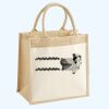 Cotton Pocket Jute Midi Tote Thumbnail