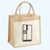 Cotton Pocket Jute Midi Tote Thumbnail