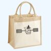 Cotton Pocket Jute Midi Tote Thumbnail