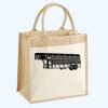 Cotton Pocket Jute Midi Tote Thumbnail