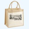 Cotton Pocket Jute Midi Tote Thumbnail