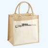 Cotton Pocket Jute Midi Tote Thumbnail