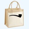 Cotton Pocket Jute Midi Tote Thumbnail