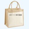 Cotton Pocket Jute Midi Tote Thumbnail