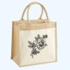 Cotton Pocket Jute Midi Tote Thumbnail