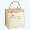 Cotton Pocket Jute Midi Tote Thumbnail
