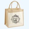 Cotton Pocket Jute Midi Tote Thumbnail