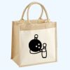Cotton Pocket Jute Midi Tote Thumbnail