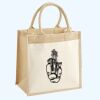 Cotton Pocket Jute Midi Tote Thumbnail