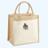 Cotton Pocket Jute Midi Tote Thumbnail