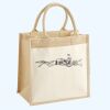 Cotton Pocket Jute Midi Tote Thumbnail