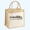 Cotton Pocket Jute Midi Tote Thumbnail