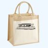 Cotton Pocket Jute Midi Tote Thumbnail
