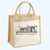 Cotton Pocket Jute Midi Tote Thumbnail