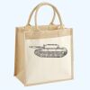 Cotton Pocket Jute Midi Tote Thumbnail