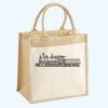 Cotton Pocket Jute Midi Tote Thumbnail