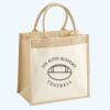 Cotton Pocket Jute Midi Tote Thumbnail