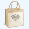 Cotton Pocket Jute Midi Tote Thumbnail
