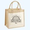 Cotton Pocket Jute Midi Tote Thumbnail