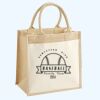 Cotton Pocket Jute Midi Tote Thumbnail