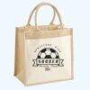 Cotton Pocket Jute Midi Tote Thumbnail