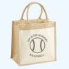 Cotton Pocket Jute Midi Tote Thumbnail