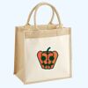 Cotton Pocket Jute Midi Tote Thumbnail