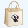 Cotton Pocket Jute Midi Tote Thumbnail