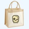 Cotton Pocket Jute Midi Tote Thumbnail