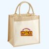 Cotton Pocket Jute Midi Tote Thumbnail