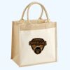 Cotton Pocket Jute Midi Tote Thumbnail