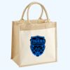 Cotton Pocket Jute Midi Tote Thumbnail
