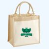 Cotton Pocket Jute Midi Tote Thumbnail