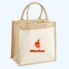Cotton Pocket Jute Midi Tote Thumbnail