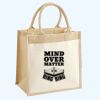 Cotton Pocket Jute Midi Tote Thumbnail