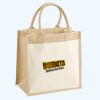 Cotton Pocket Jute Midi Tote Thumbnail