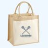 Cotton Pocket Jute Midi Tote Thumbnail