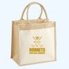 Cotton Pocket Jute Midi Tote Thumbnail