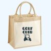Cotton Pocket Jute Midi Tote Thumbnail