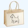 Cotton Pocket Jute Shopper Thumbnail