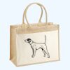 Cotton Pocket Jute Shopper Thumbnail