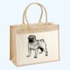 Cotton Pocket Jute Shopper Thumbnail