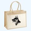 Cotton Pocket Jute Shopper Thumbnail